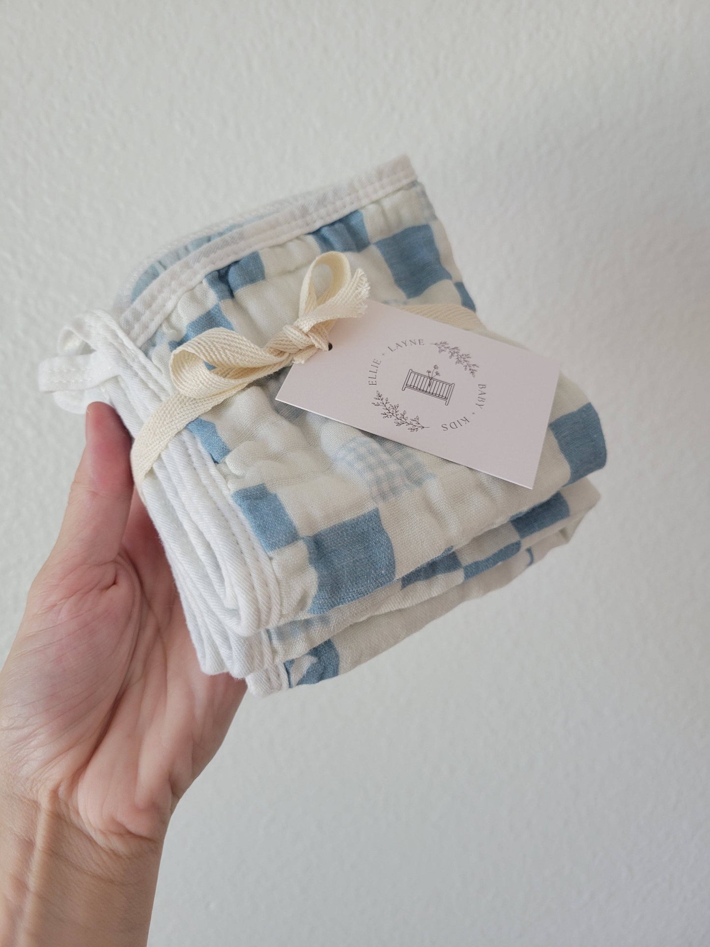 ivy quilt cotton gauze cloths - set of 3