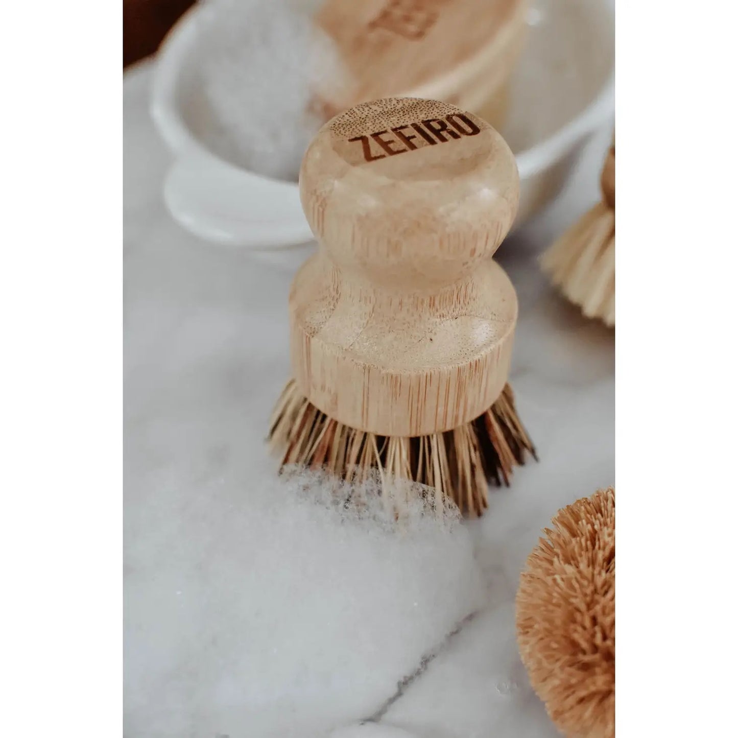 bamboo pot scrubber