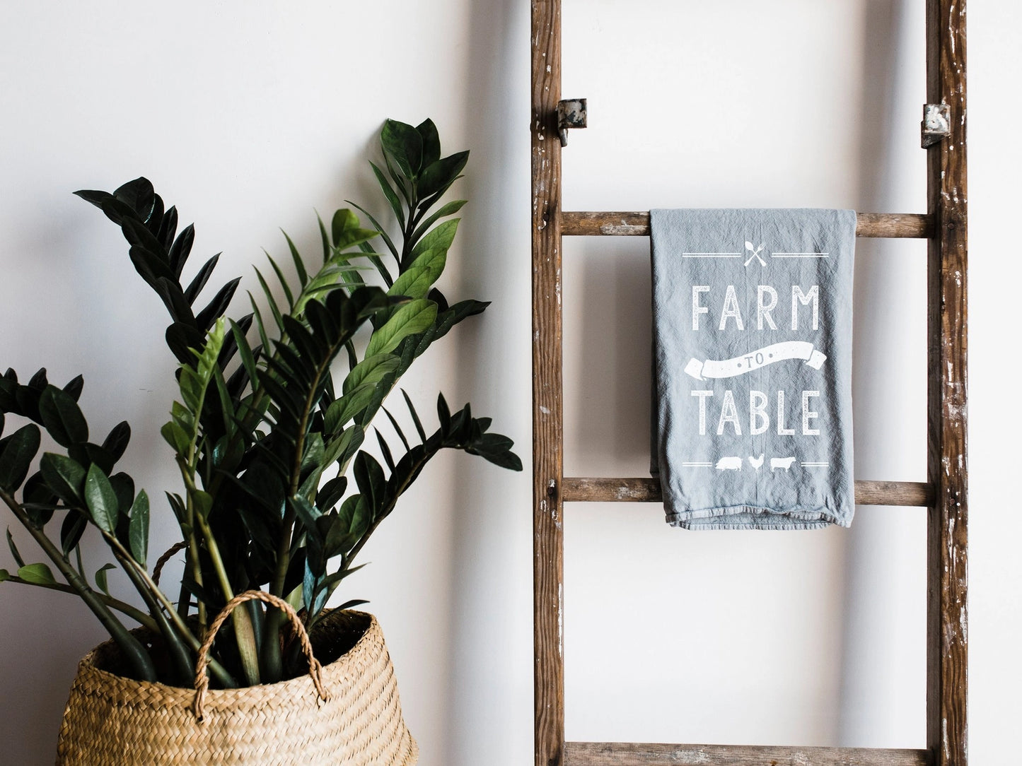 farm to table tea towel