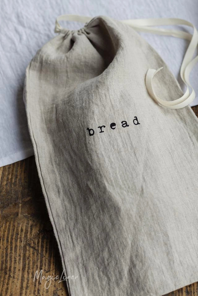 linen bread bag