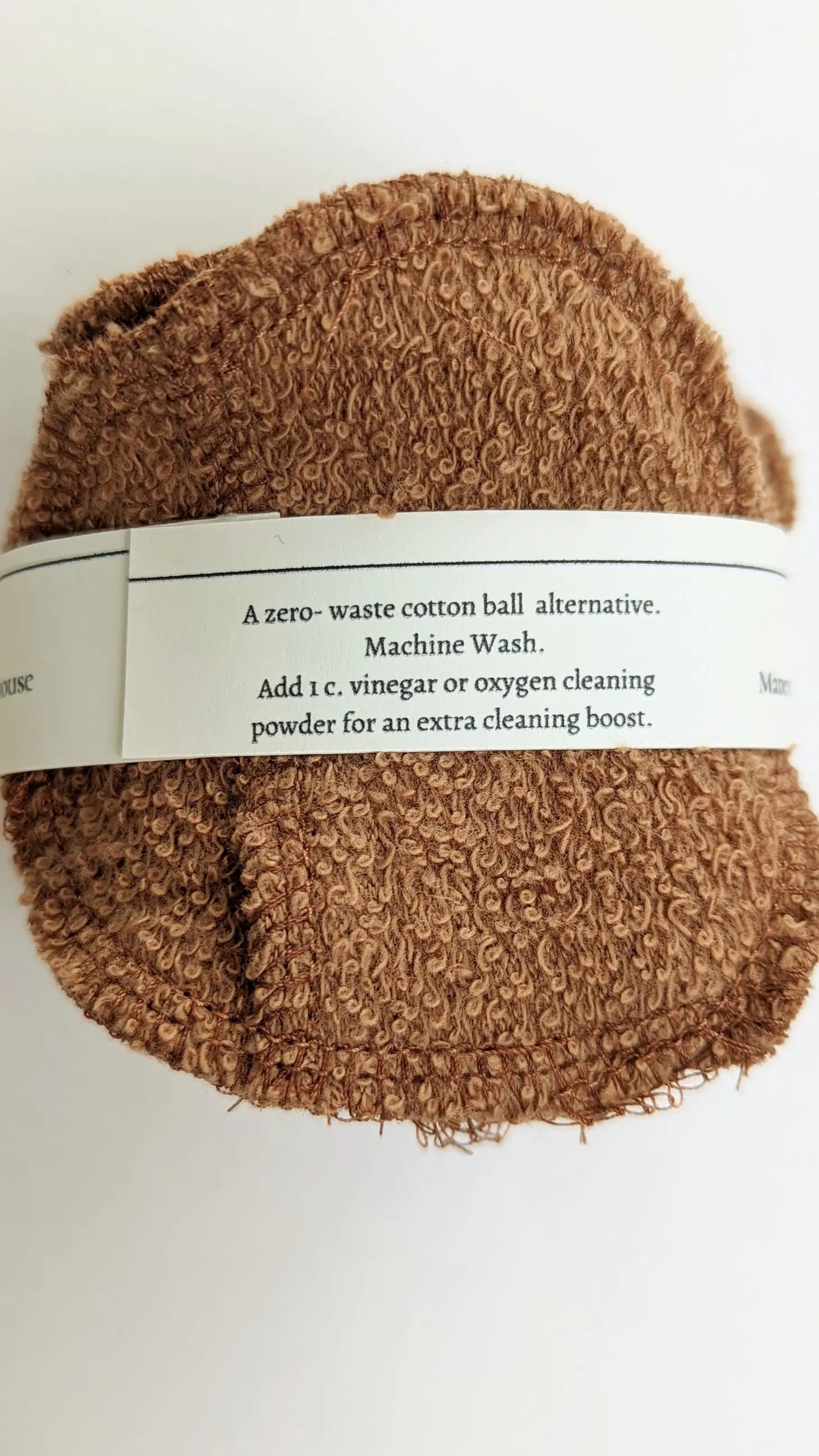 reusable organic cotton rounds