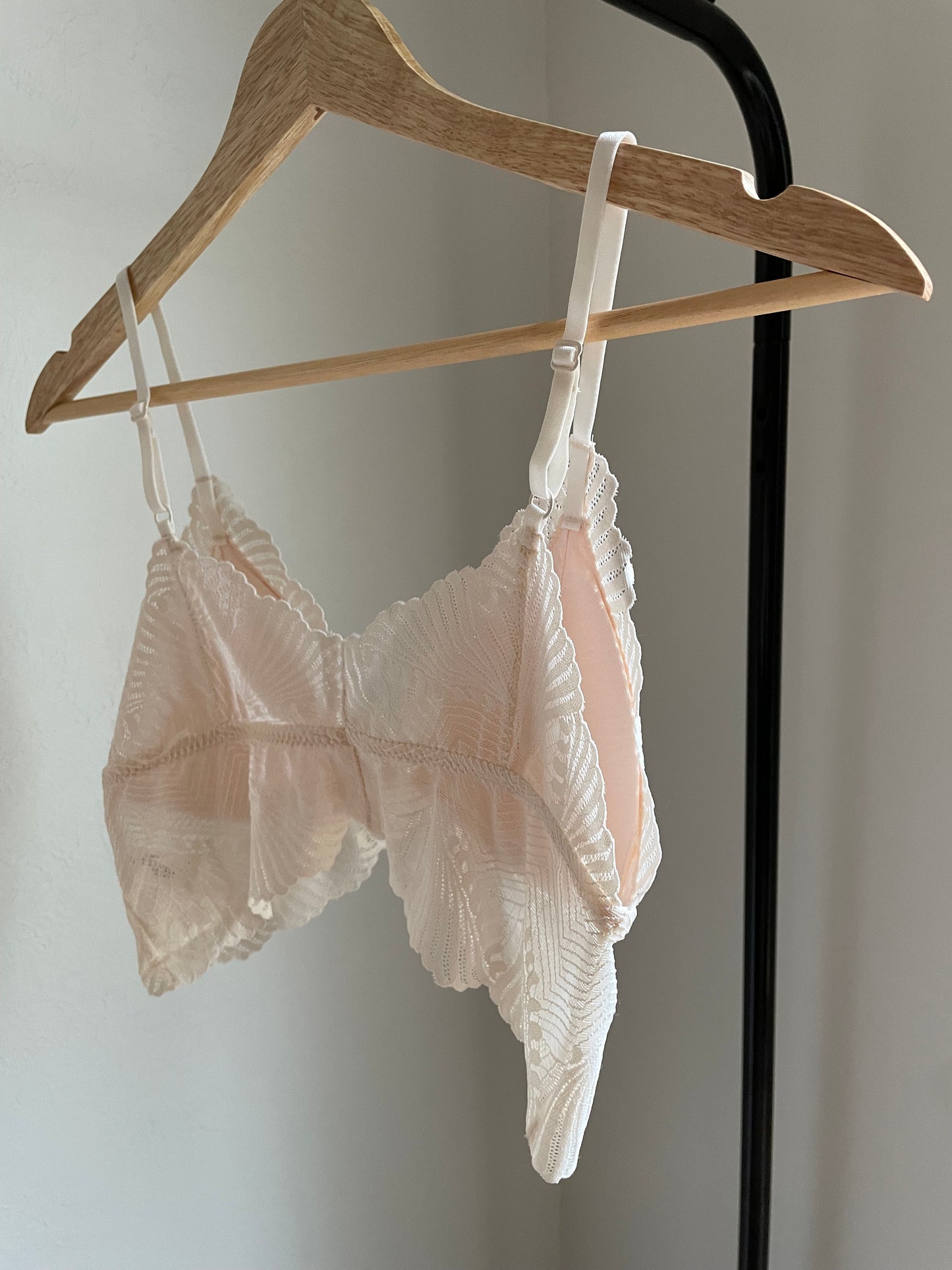 butterfly bralette - ivory