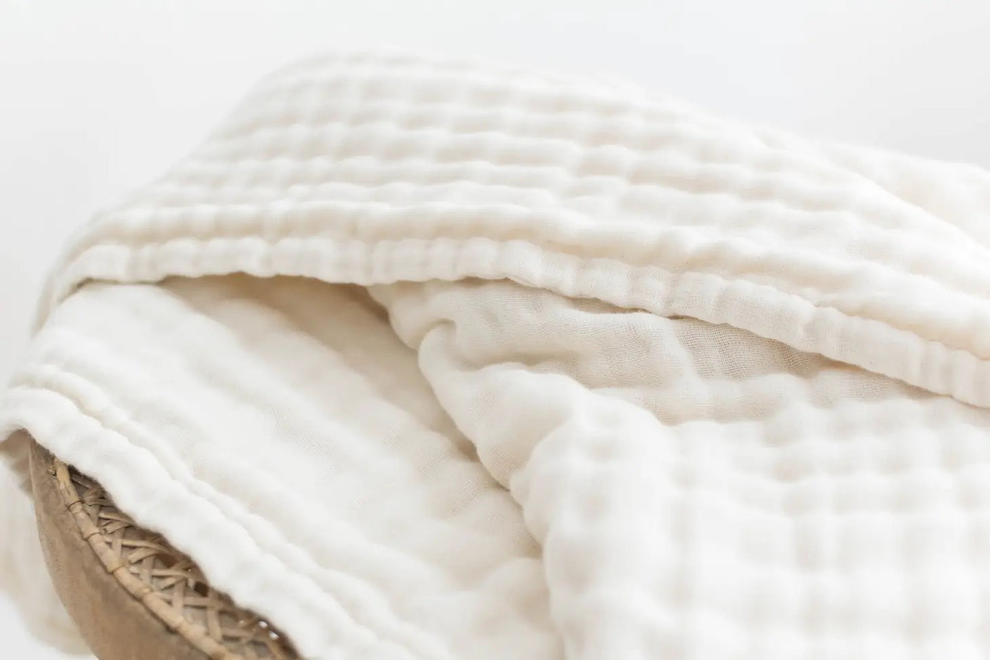 organic cotton gauze baby blanket